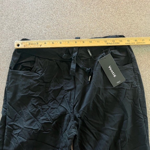 *MORE SIZES ADDED!*NWT Venti6 super soft, stretchy black jogger pants. - Picture 5 of 5